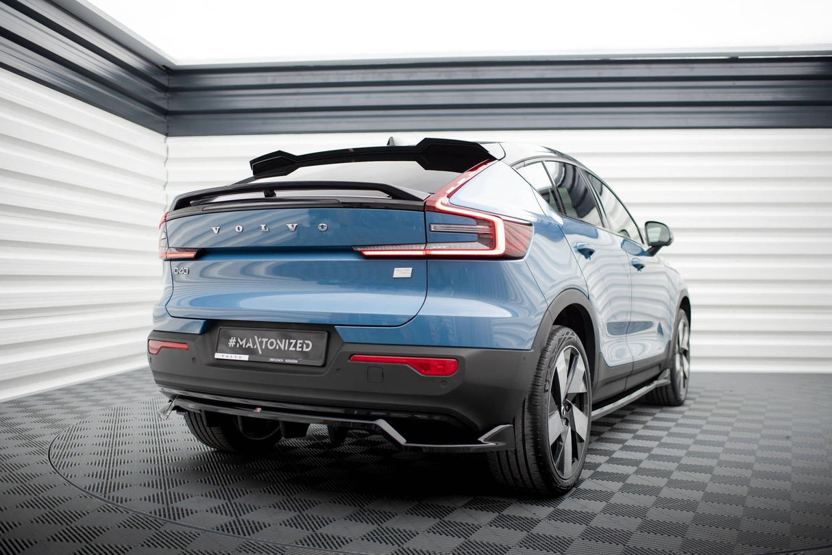 Maxton Design Central Rear Splitter (With Vertical Bars) Volvo C40 Mk1