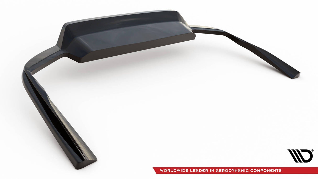 Maxton Design Central Rear Splitter (With Vertical Bars) Volvo V90 / S90 R-Design Mk2