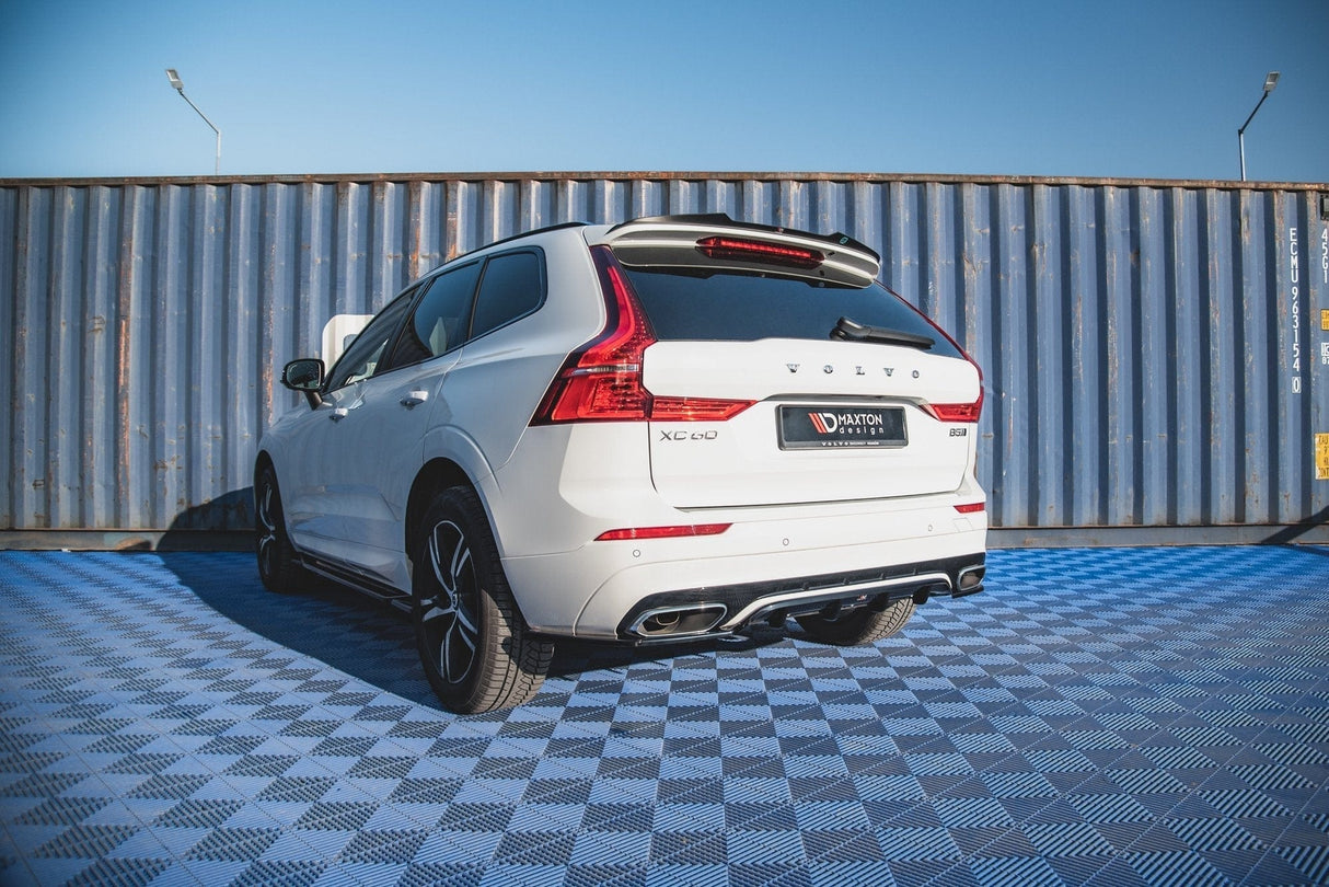 Maxton Design Central Rear Splitter (With Vertical Bars) Volvo Xc60 Mk2 R-Design