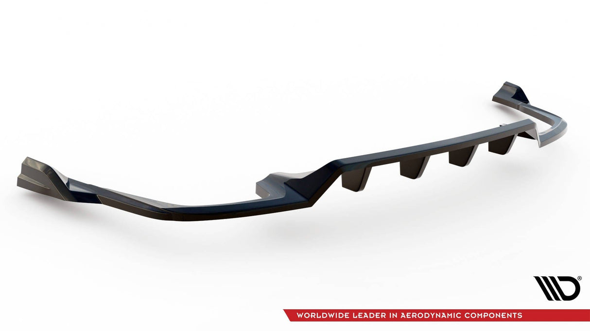 Maxton Design Central Rear Splitter (With Vertical Bars) Volvo Xc60 R-Design Mk2 Facelift
