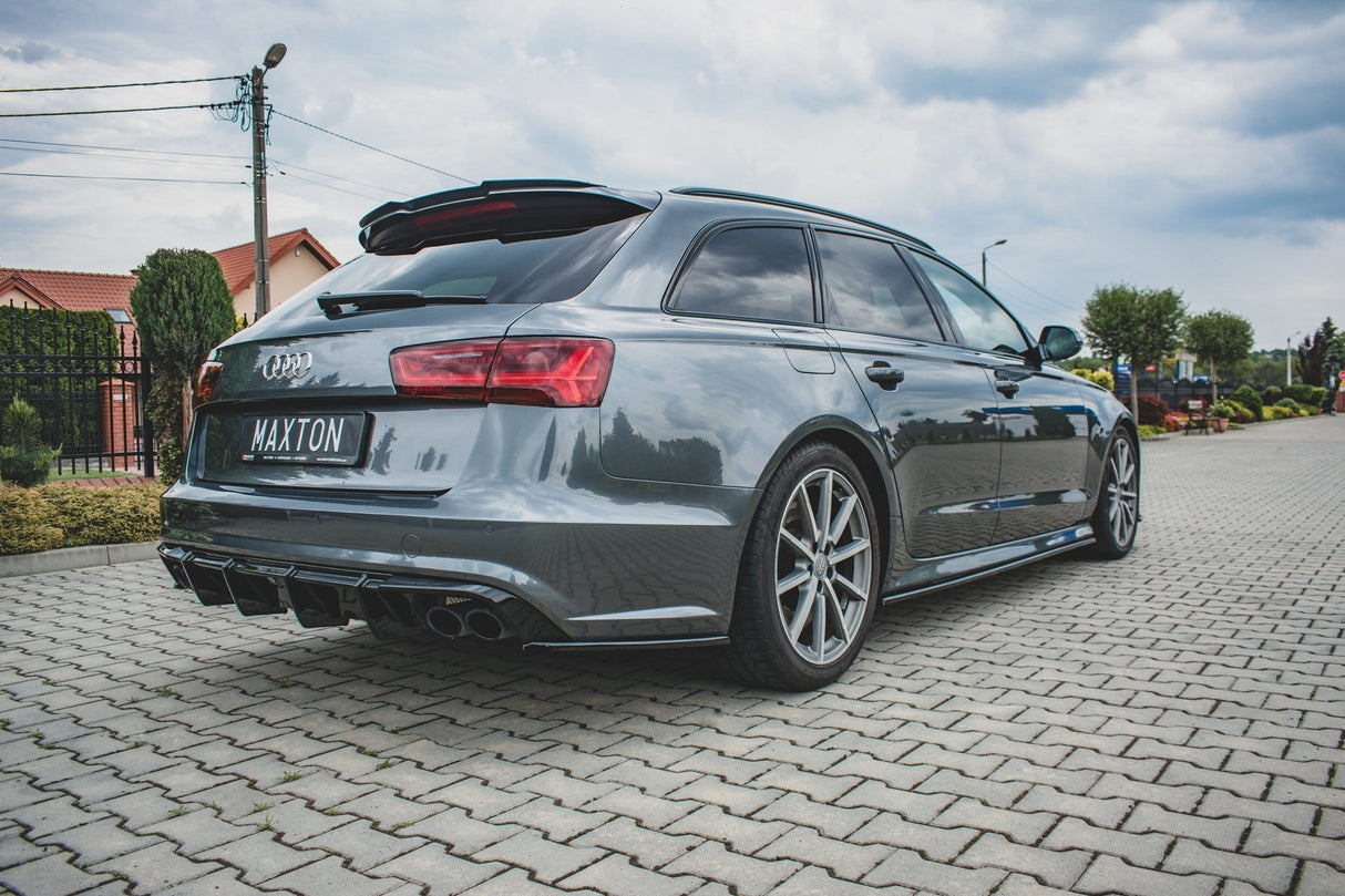 Maxton Design Side Skirts Diffusers Audi S6 / A6 S-Line C7 FL