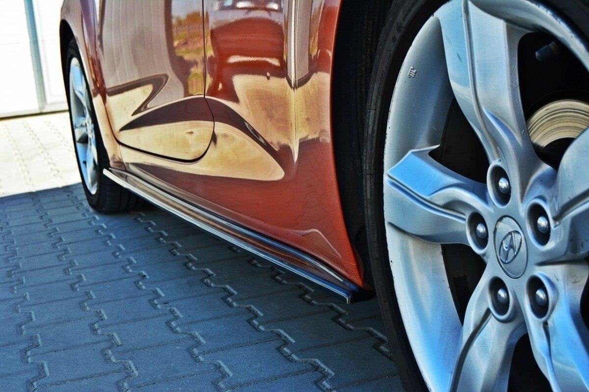 Maxton Design Side Skirts Diffusers - Hyundai Veloster