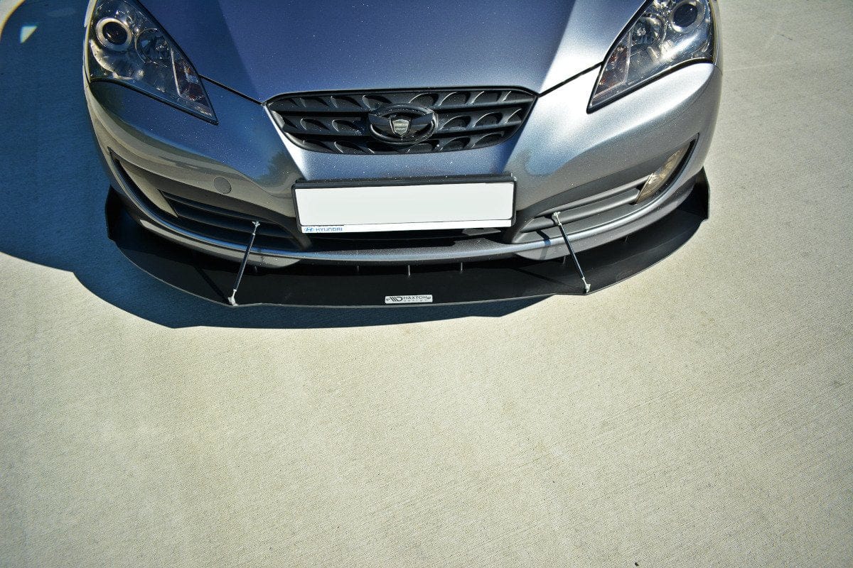 Maxton Design Front Racing Splitter - Hyundai Genesis Coupé Mk.1