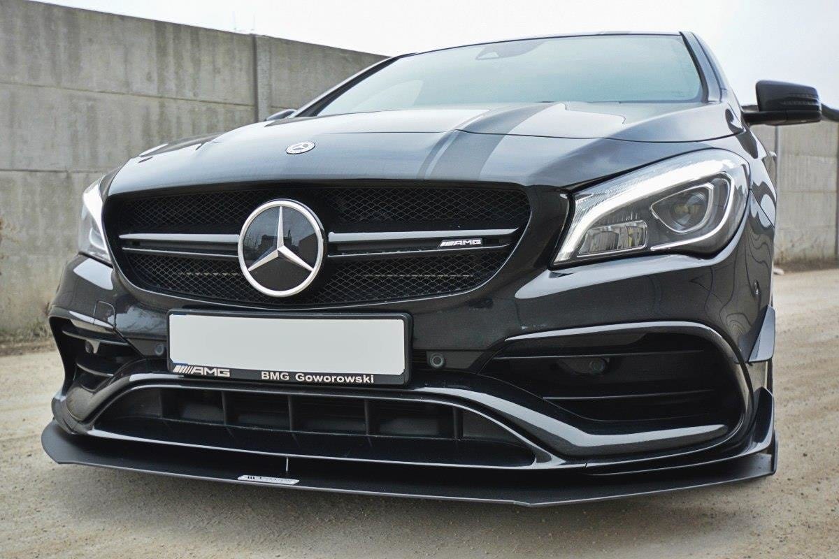 Maxton Design Front Racing Splitter V.1 Mercedes CLA A45 AMG C117 Facelift