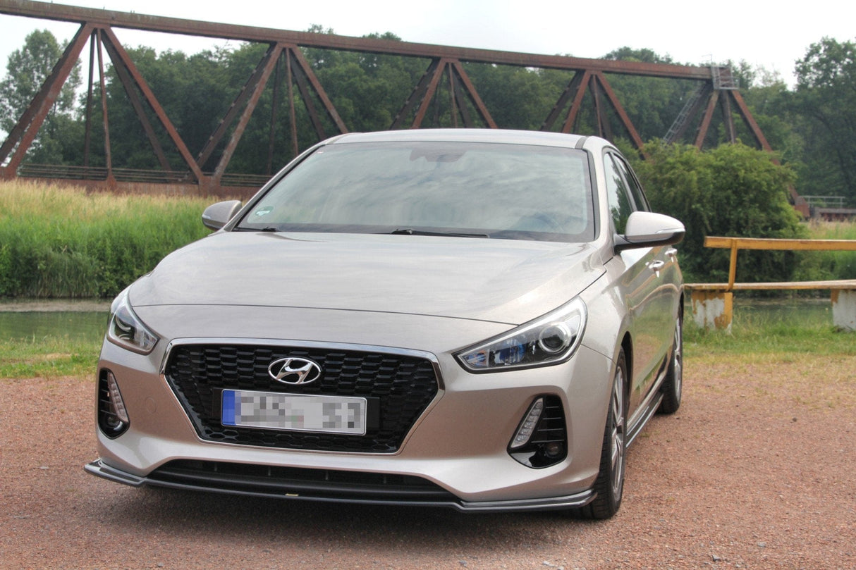 Maxton Design Front Splitter V.1 Hyundai I30 MK3 Hatchback