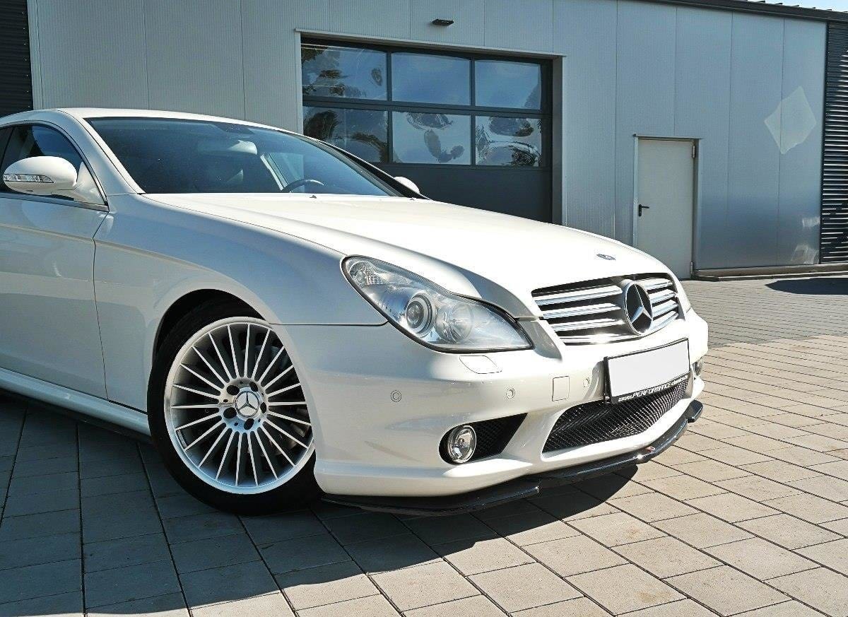 Maxton Design Front Splitter V.1 Mercedes CLS C219 55AMG