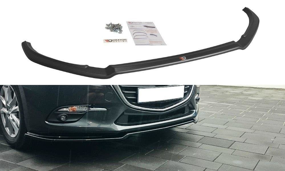 Maxton Design Front Splitter V.1 Mazda 3 Bn (MK3) Facelift