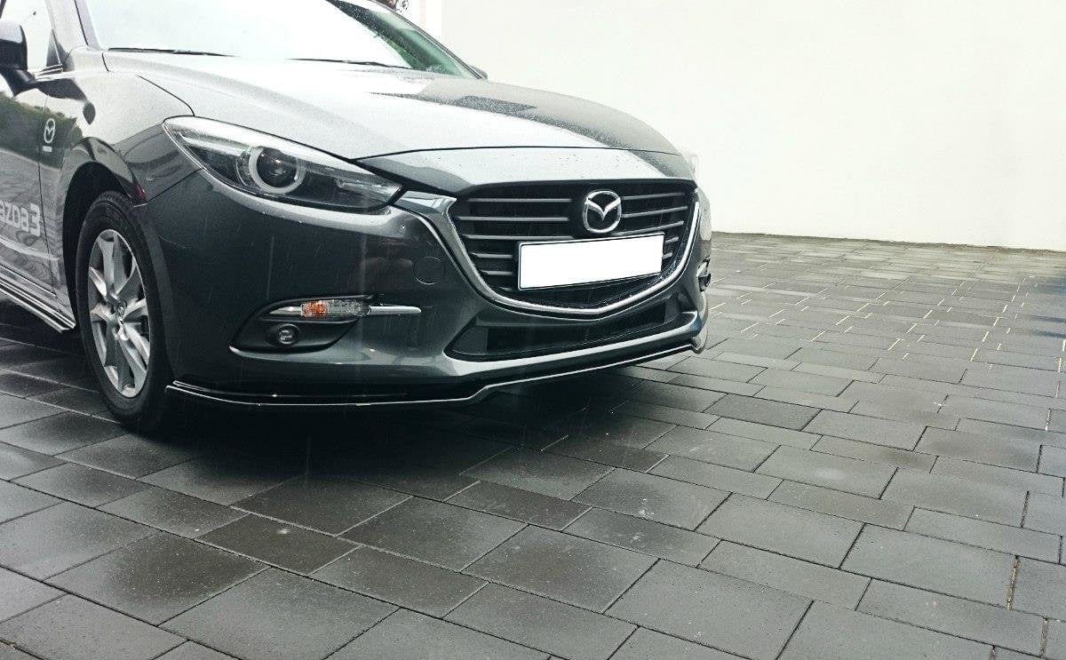 Maxton Design Front Splitter V.1 Mazda 3 Bn (MK3) Facelift