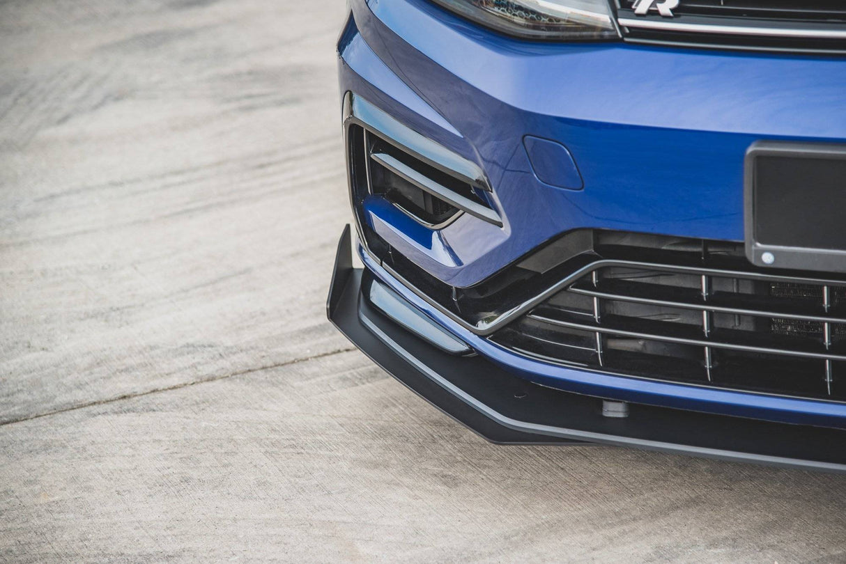 Maxton Design Front Splitter Flaps VW Golf 7 R / R-Line Facelift