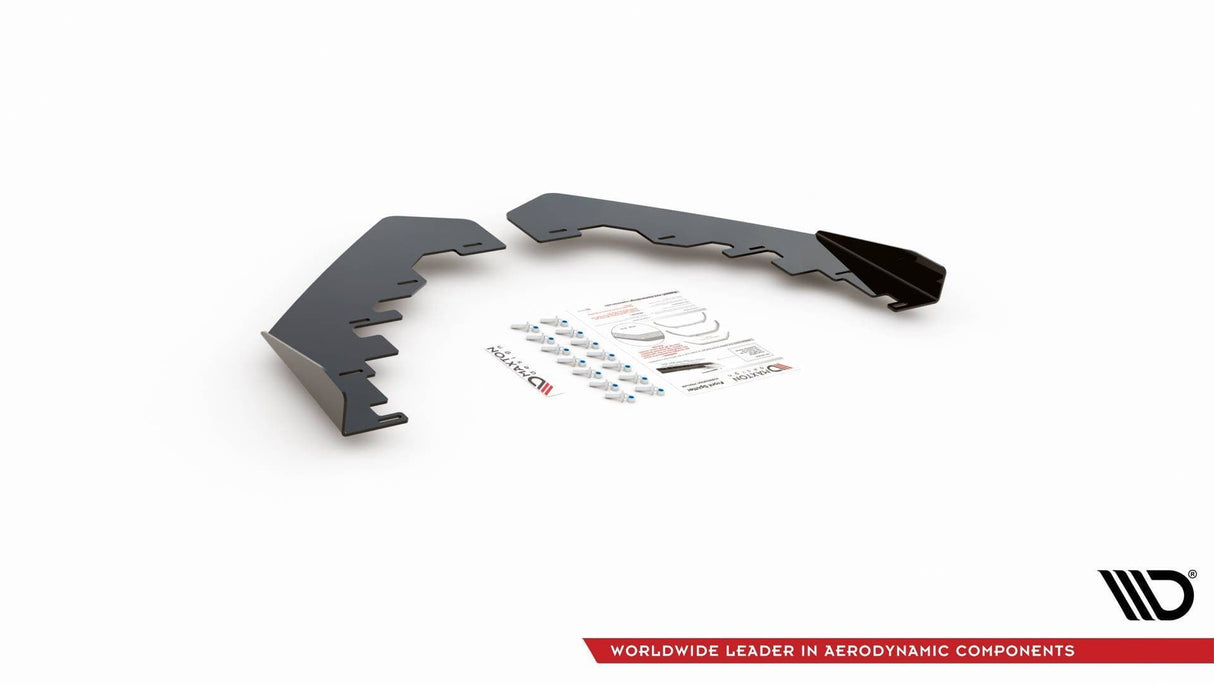 Maxton Design Front Splitter Flaps VW Golf GTI Mk6