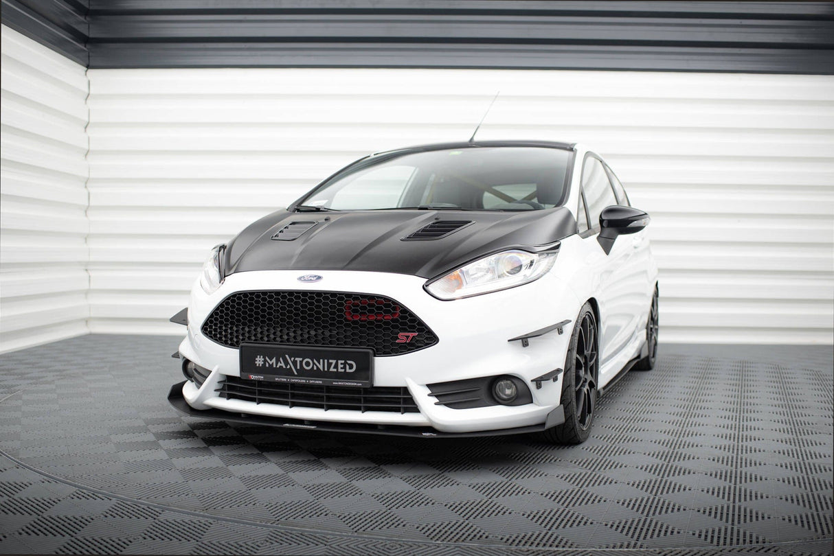 Maxton Design Front Bumper Wings (Canards) Ford Fiesta ST MK7 Fl