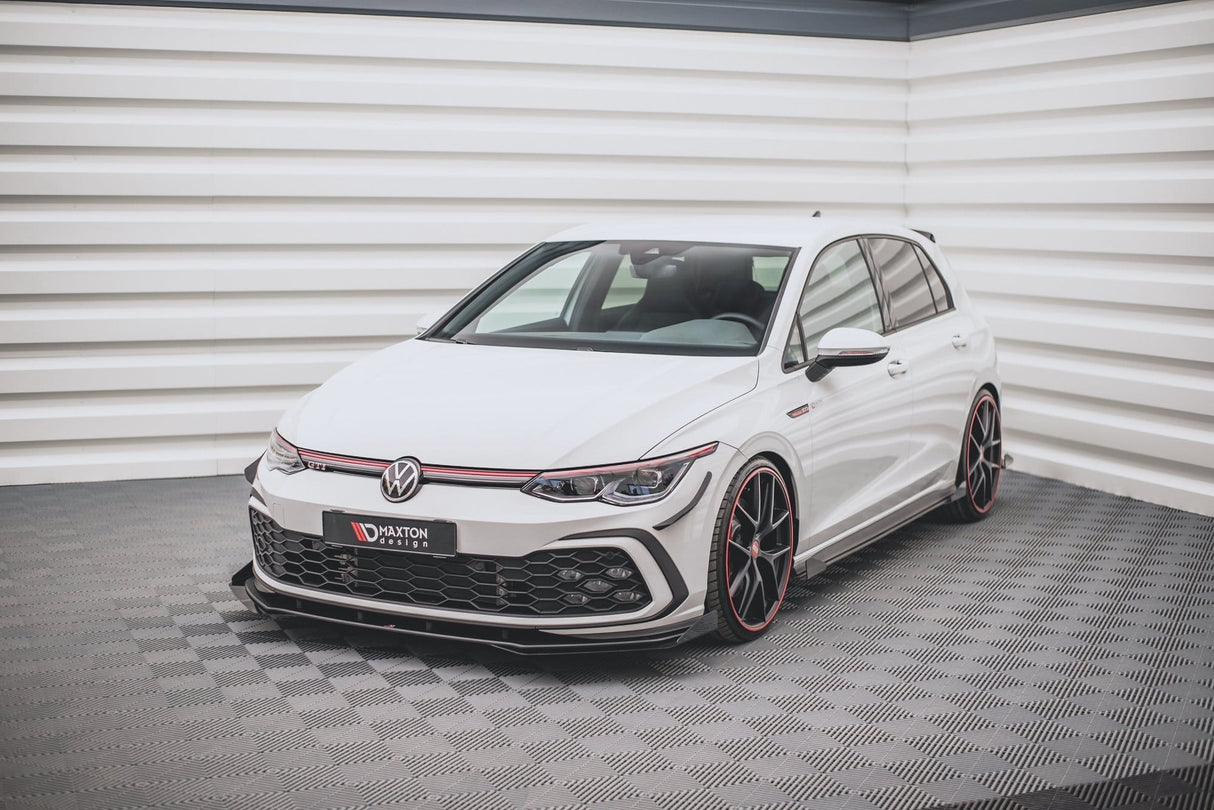 Maxton Design Front Bumper Wings (Canards) VW Golf Mk8 GTI / R-Line