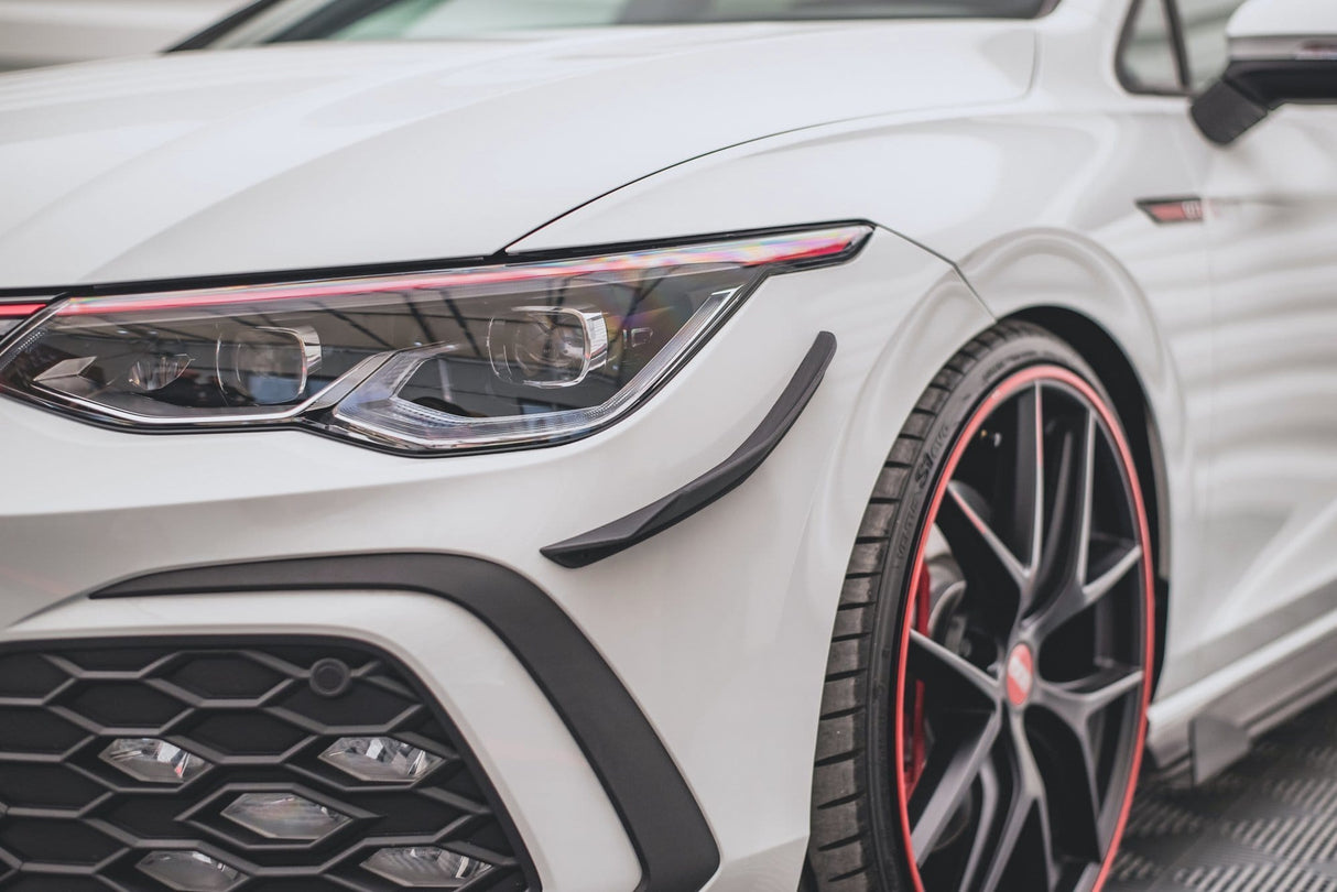 Maxton Design Front Bumper Wings (Canards) VW Golf Mk8 GTI / R-Line