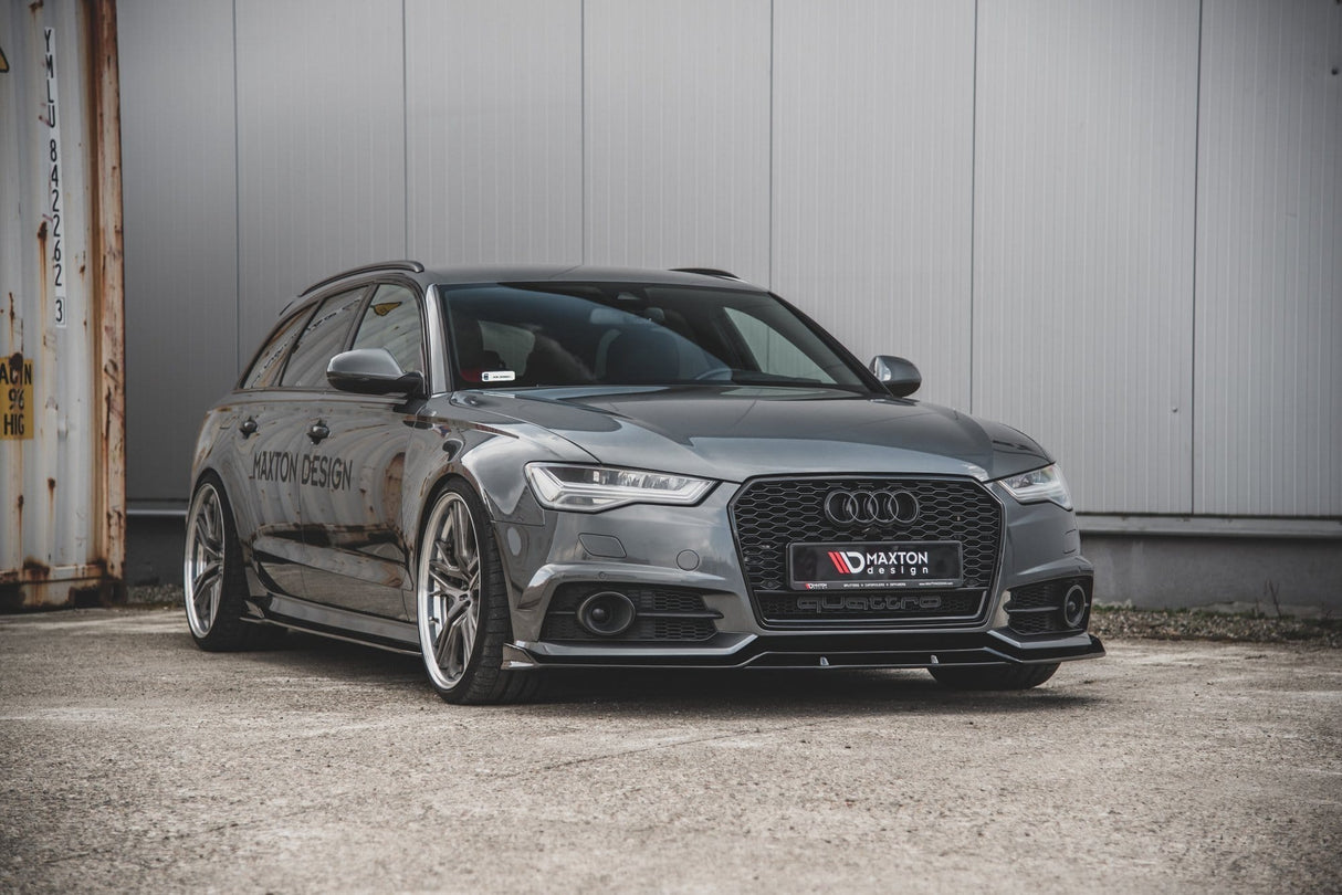 Maxton Design Front Splitter Audi S6 / A6 S-Line C7 FL