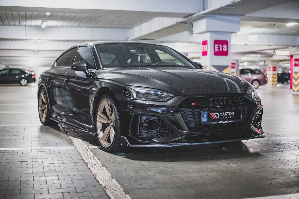 Maxton Design Front Splitter + Flaps V.1 Audi RS5 F5 Facelift