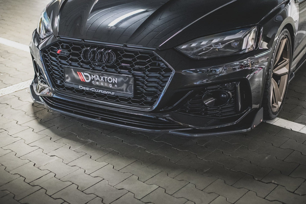 Maxton Design Front Splitter + Flaps V.1 Audi RS5 F5 Facelift