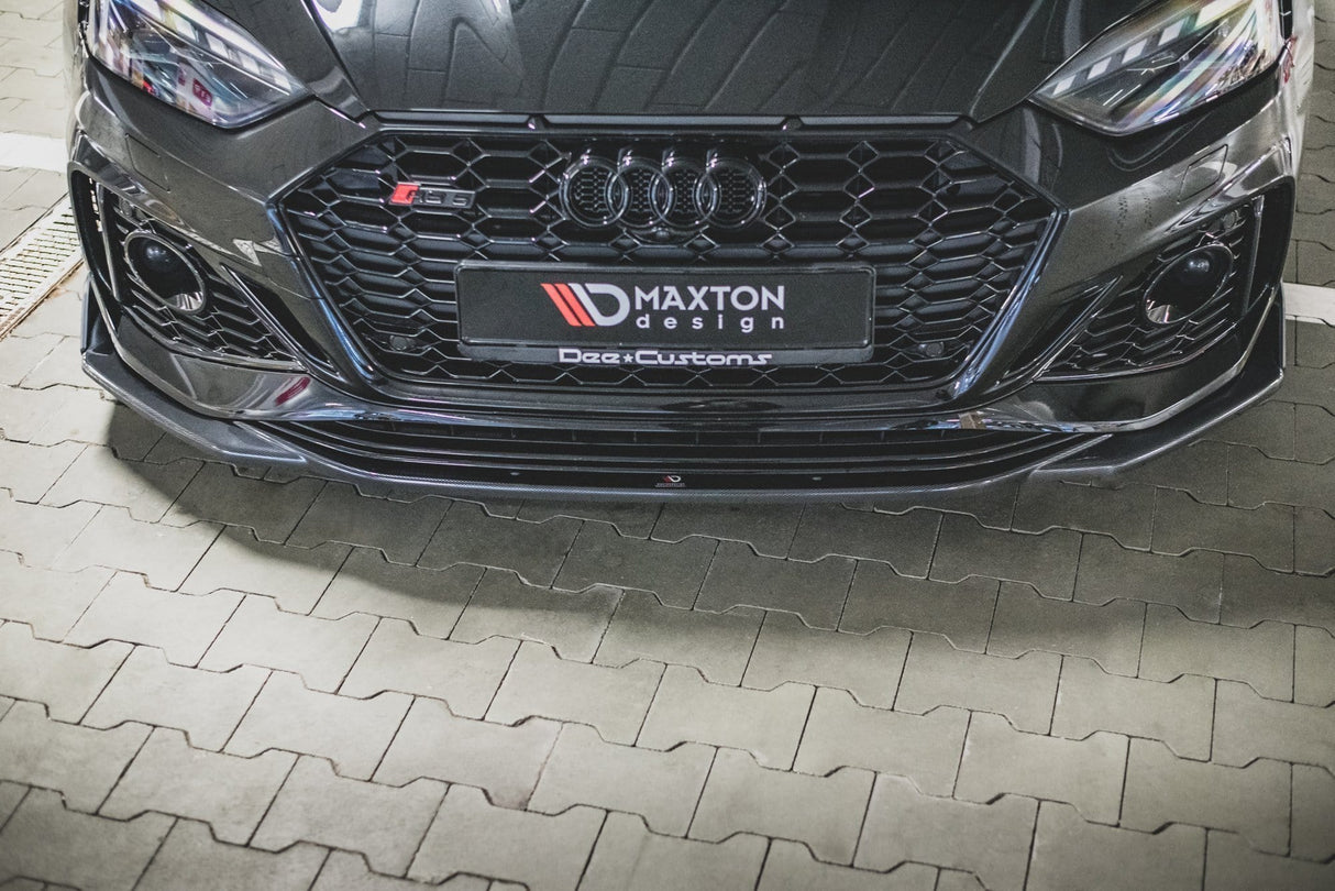 Maxton Design Front Splitter + Flaps V.1 Audi RS5 F5 Facelift