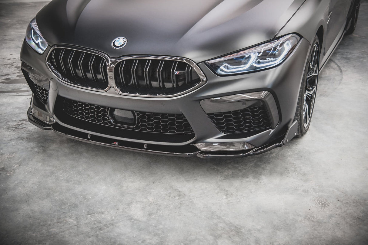 Maxton Design Front Splitter + Flaps V.1 BMW M8 Gran Coupe F93