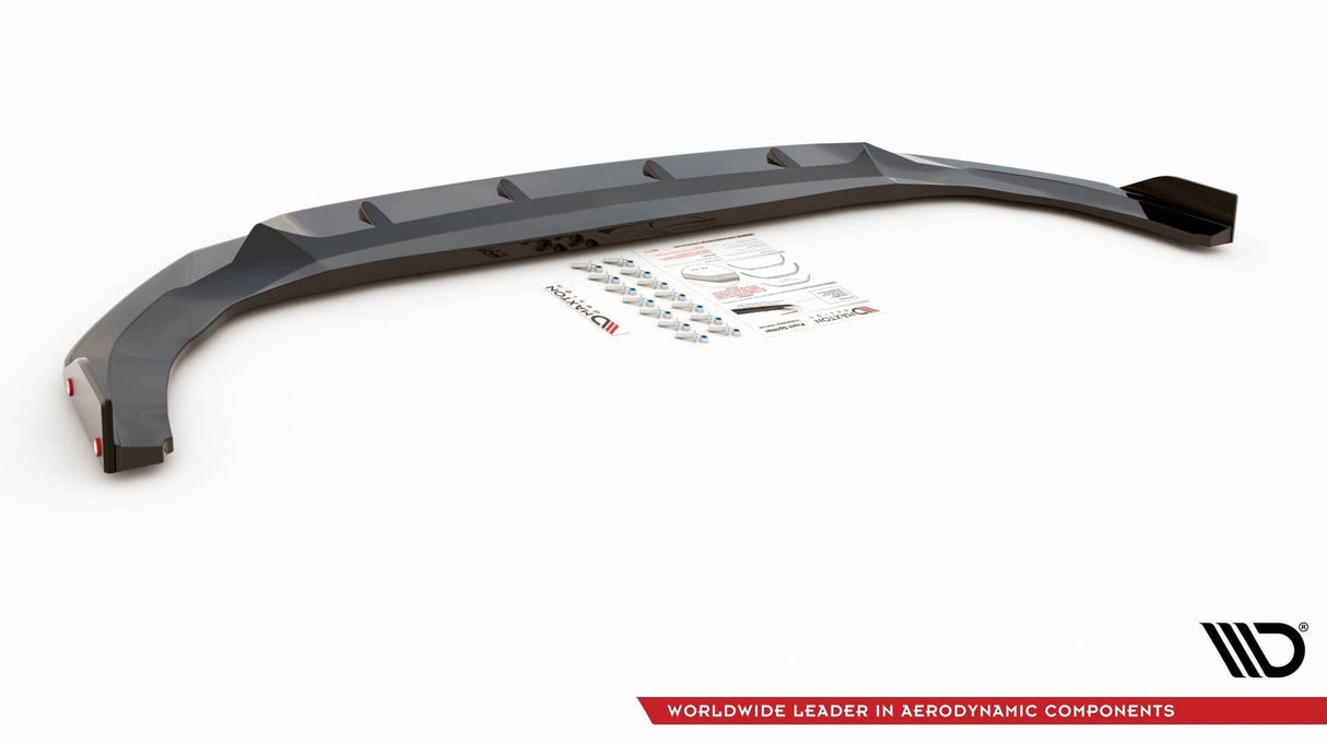 Maxton Design Front Splitter + Flaps V.2 Volkswagen Golf Mk8 GTi / R-Line