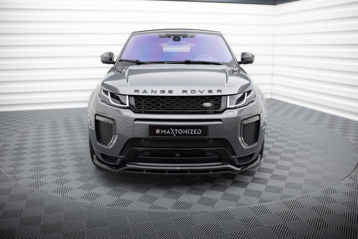 Maxton Design Front Splitter Land Rover Range Rover Evoque MK1 Facelift