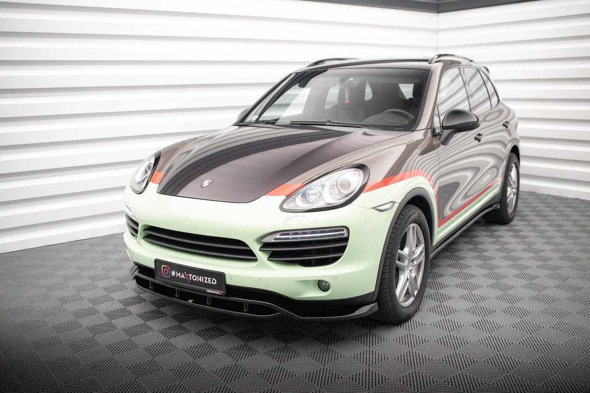 Maxton Design Front Splitter Porsche Cayenne Mk2