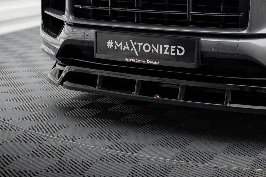 Maxton Design Front Splitter Porsche Cayenne SUV / Coupe Mk3 Facelift