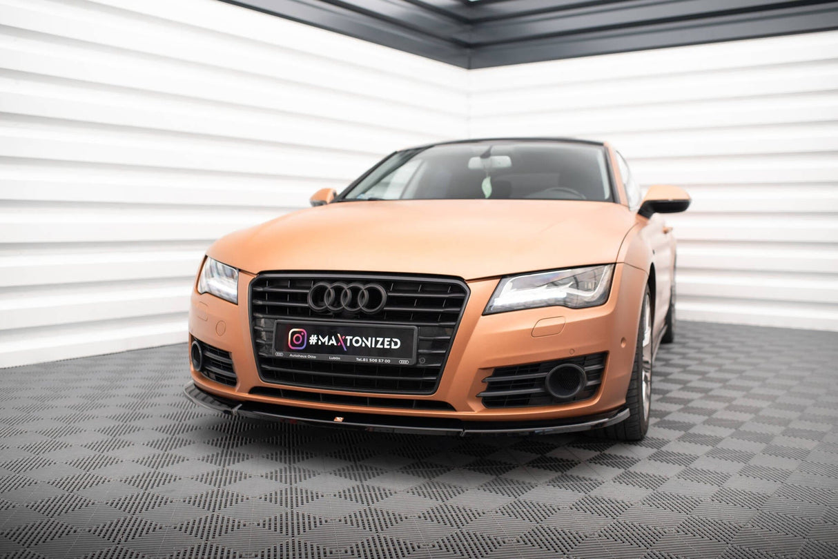 Maxton Design Front Splitter V.1 - Audi A7 C7