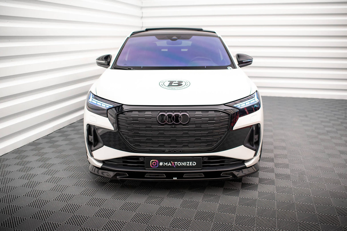 Maxton Design Front Splitter V.1 Audi Q4 E-Tron Sportback Mk1