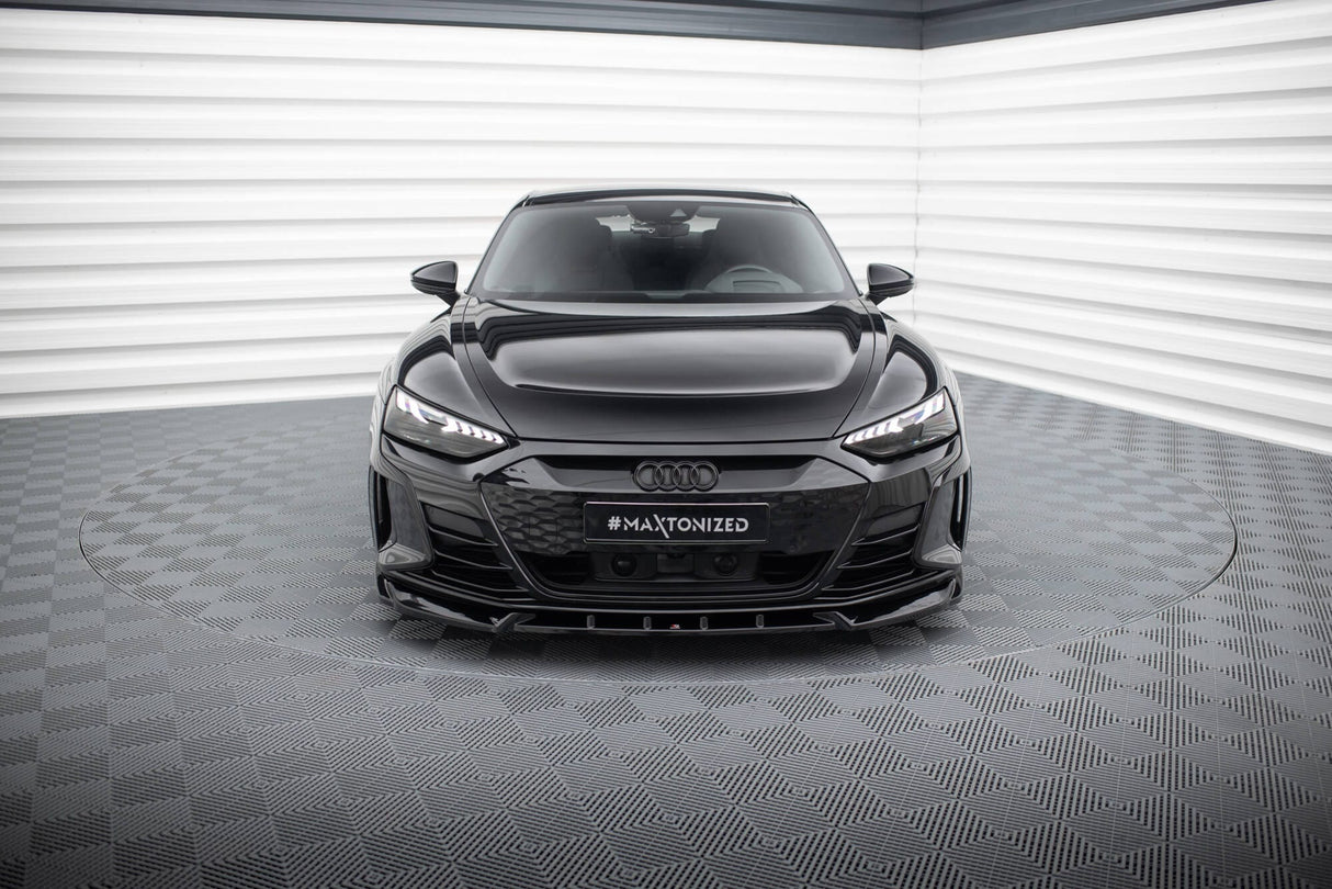 Maxton Design Front Splitter V.1 Audi E-Tron GT / Rs GT Mk1