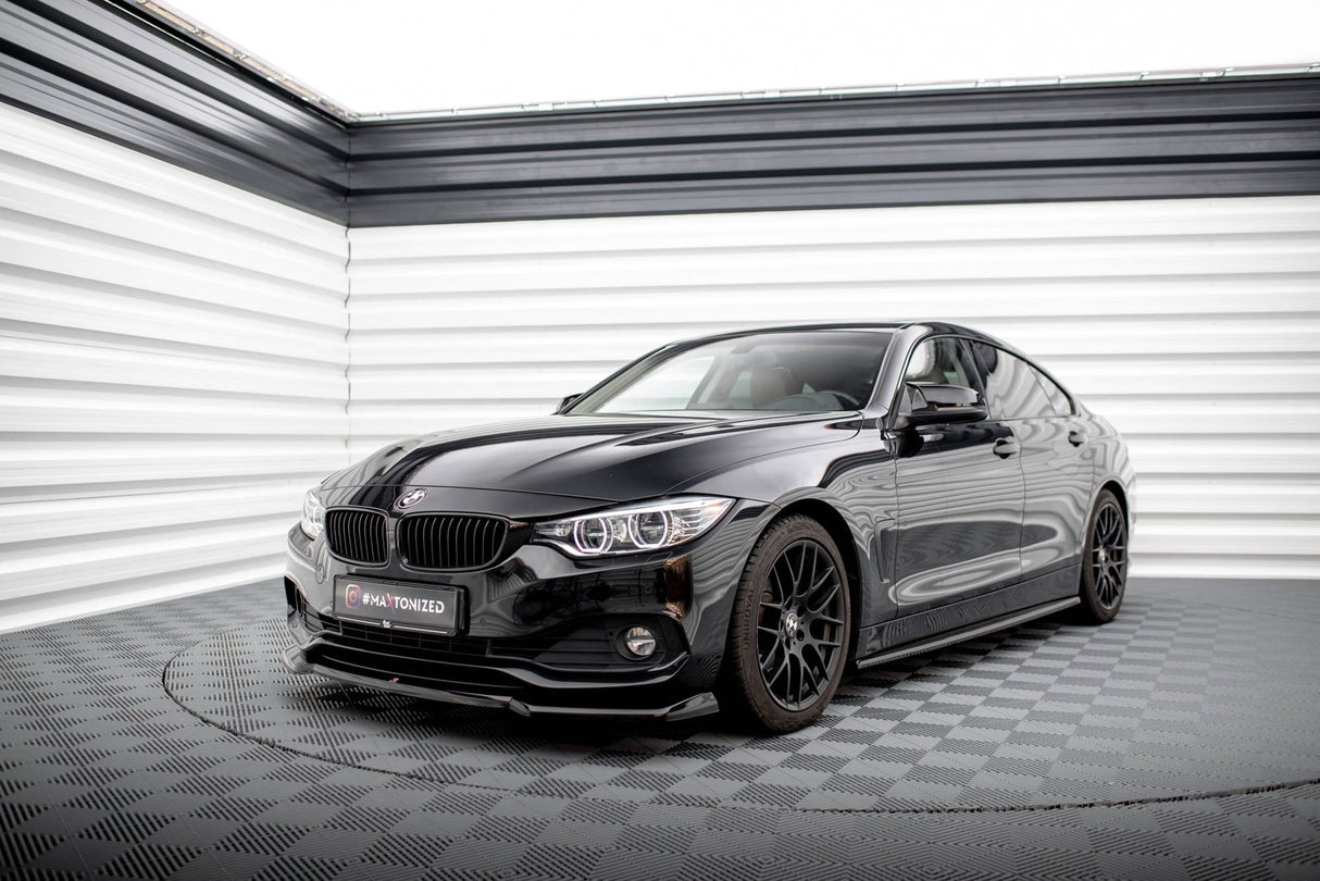 Maxton Design Front Splitter V.1 BMW 4 Coupe / Gran Coupe / Cabrio F32 / F36 / F33