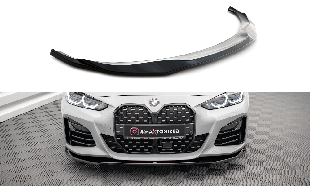 Maxton Design Front Splitter V.1 BMW 4 / I4 Gran Coupe M-Pack G26