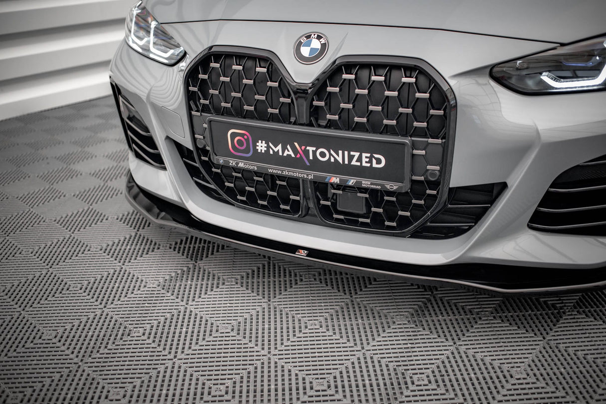 Maxton Design Front Splitter V.1 BMW 4 / I4 Gran Coupe M-Pack G26
