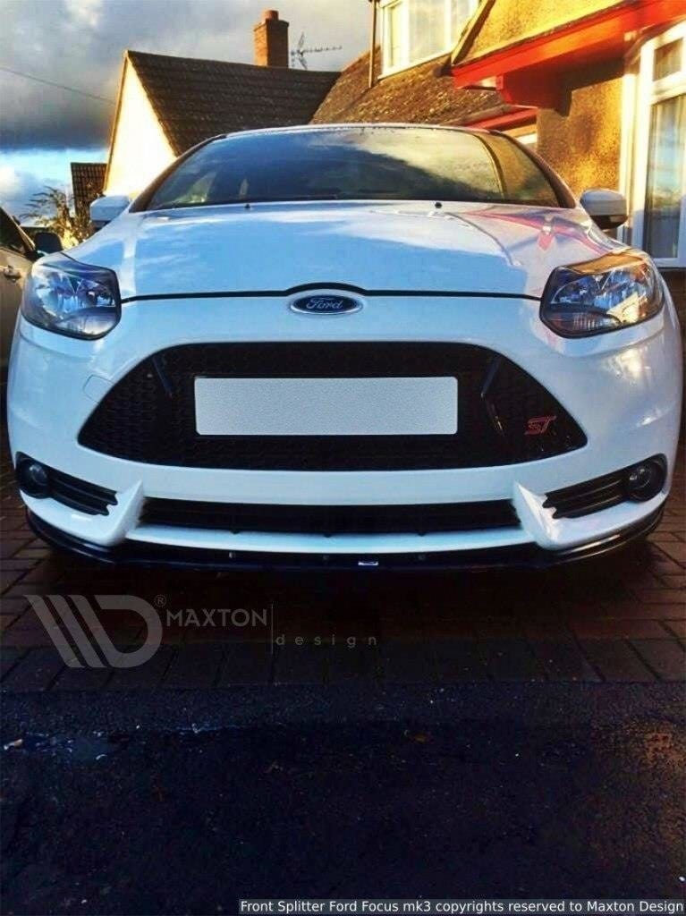 Maxton Design Front Splitter V.1 Ford Focus St MK3