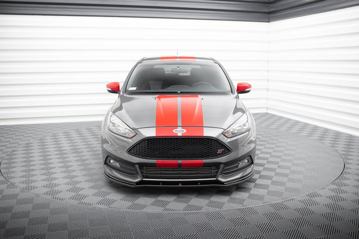 Maxton Design Front Splitter V.1 Ford Focus St MK3 Fl
