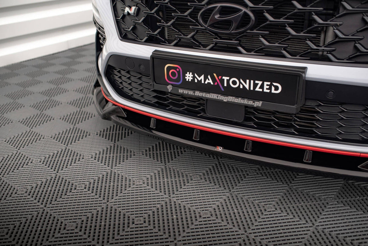 Maxton Design Front Splitter V.1 Hyundai Kona N MK2