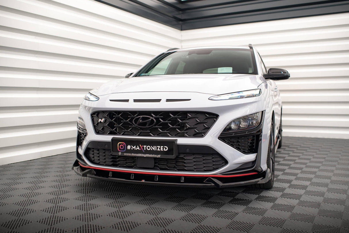 Maxton Design Front Splitter V.1 Hyundai Kona N MK2