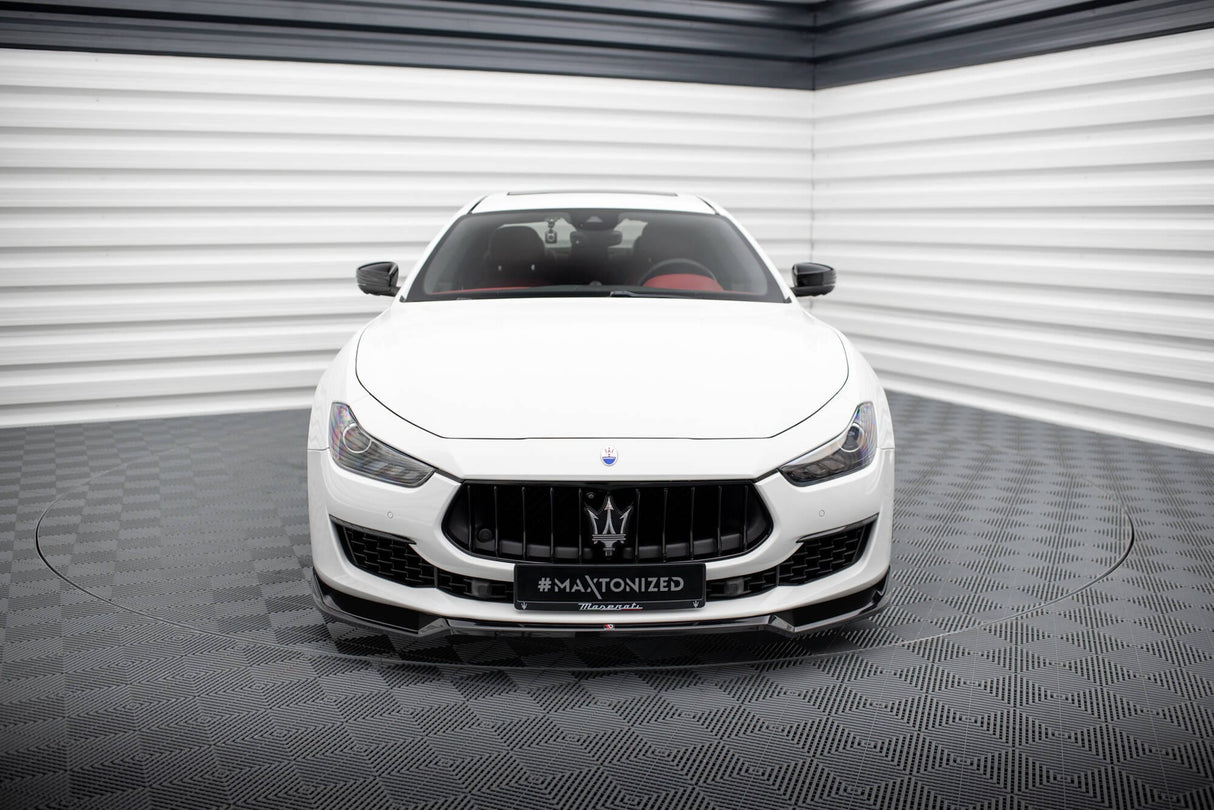 Maxton Design Front Splitter V.1 Maserati Ghibli MK3 Facelift