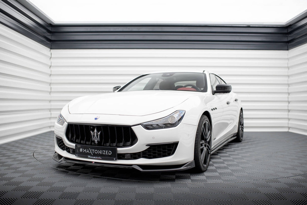 Maxton Design Front Splitter V.1 Maserati Ghibli MK3 Facelift