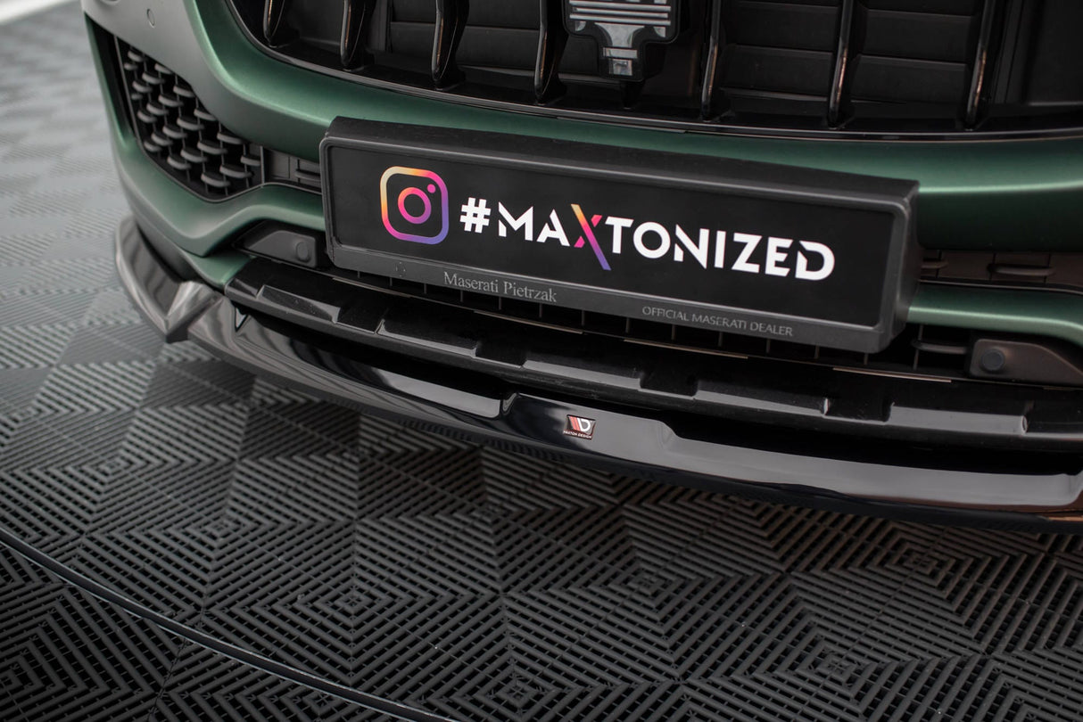 Maxton Design Front Splitter V.1 Maserati Levante MK1