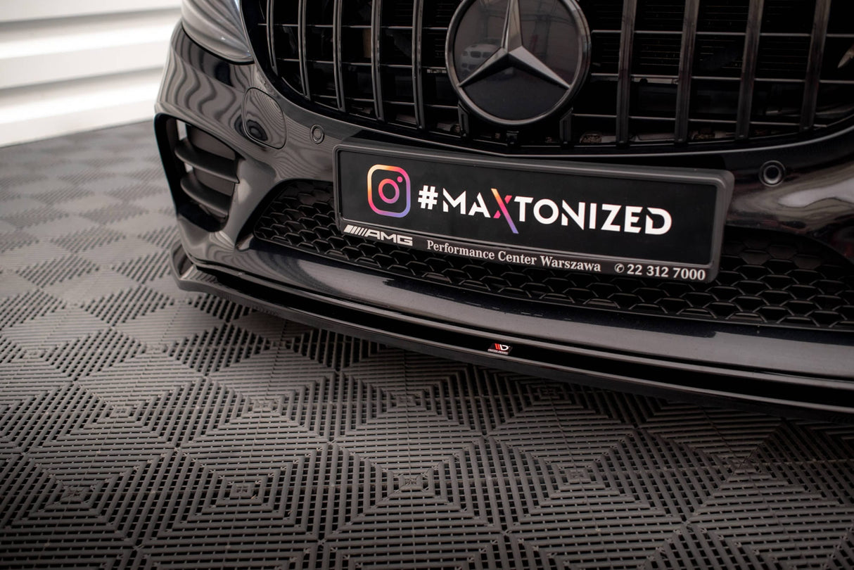 Maxton Design Front Splitter V.1 Mercedes-Benz C AMG Line / Coupe W205 / C205 Facelift