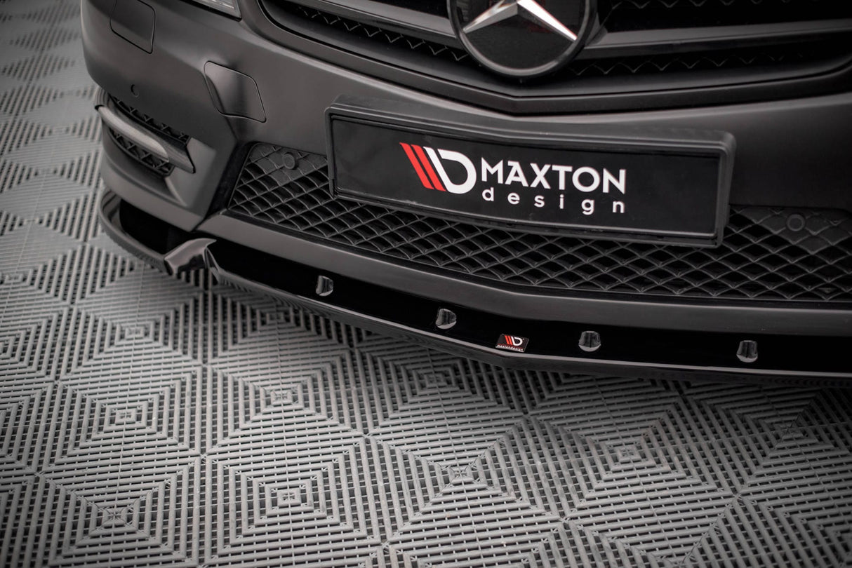 Maxton Design Front Splitter V.1 Mercedes-Benz C Coupe AMG-Line C204