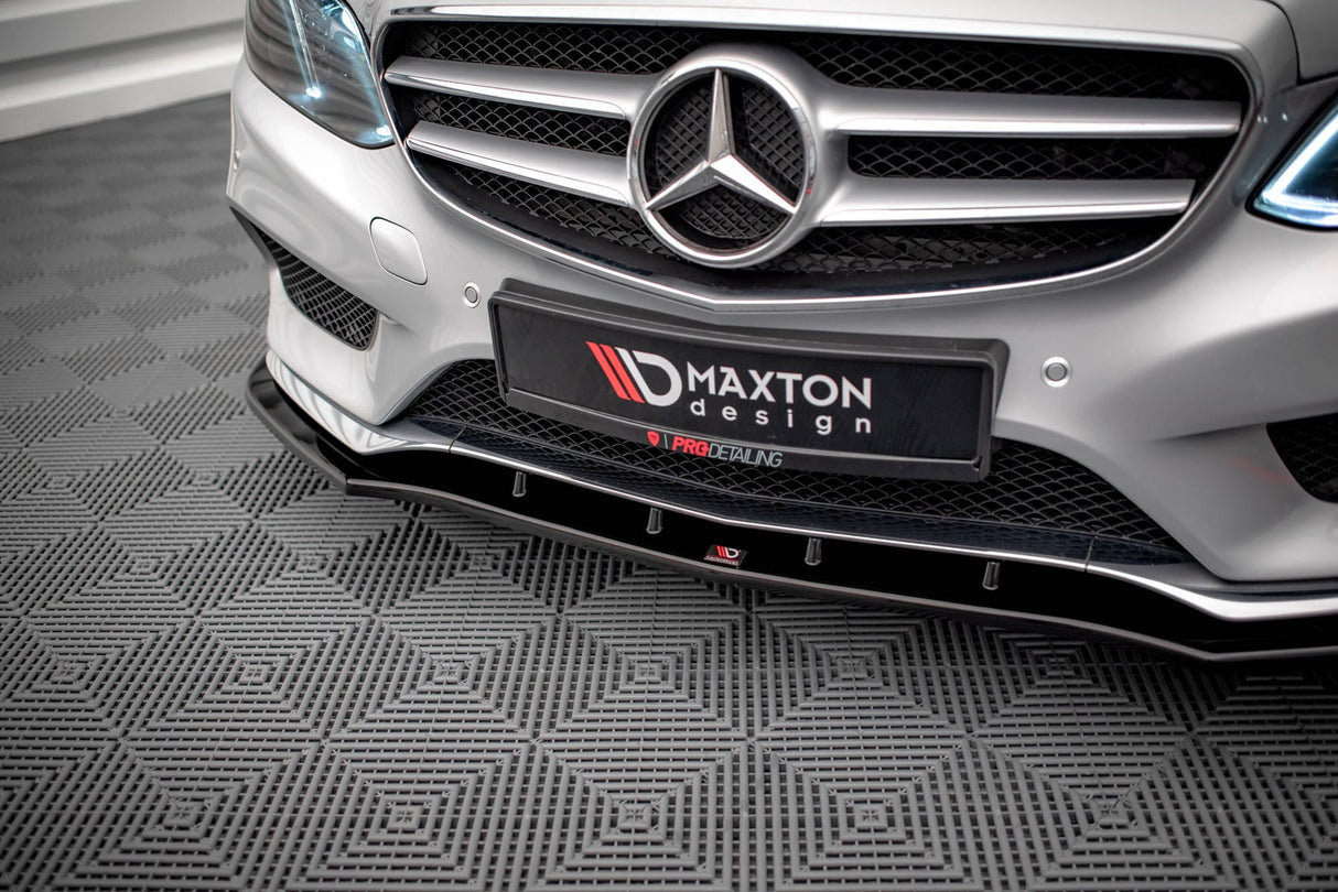 Maxton Design Front Splitter V.1 Mercedes-Benz E AMG-Line Sedan W212 Facelift
