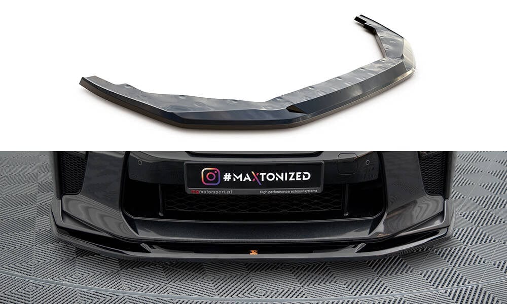Maxton Design Front Splitter V.1 Nissan Gtr R35 Facelift