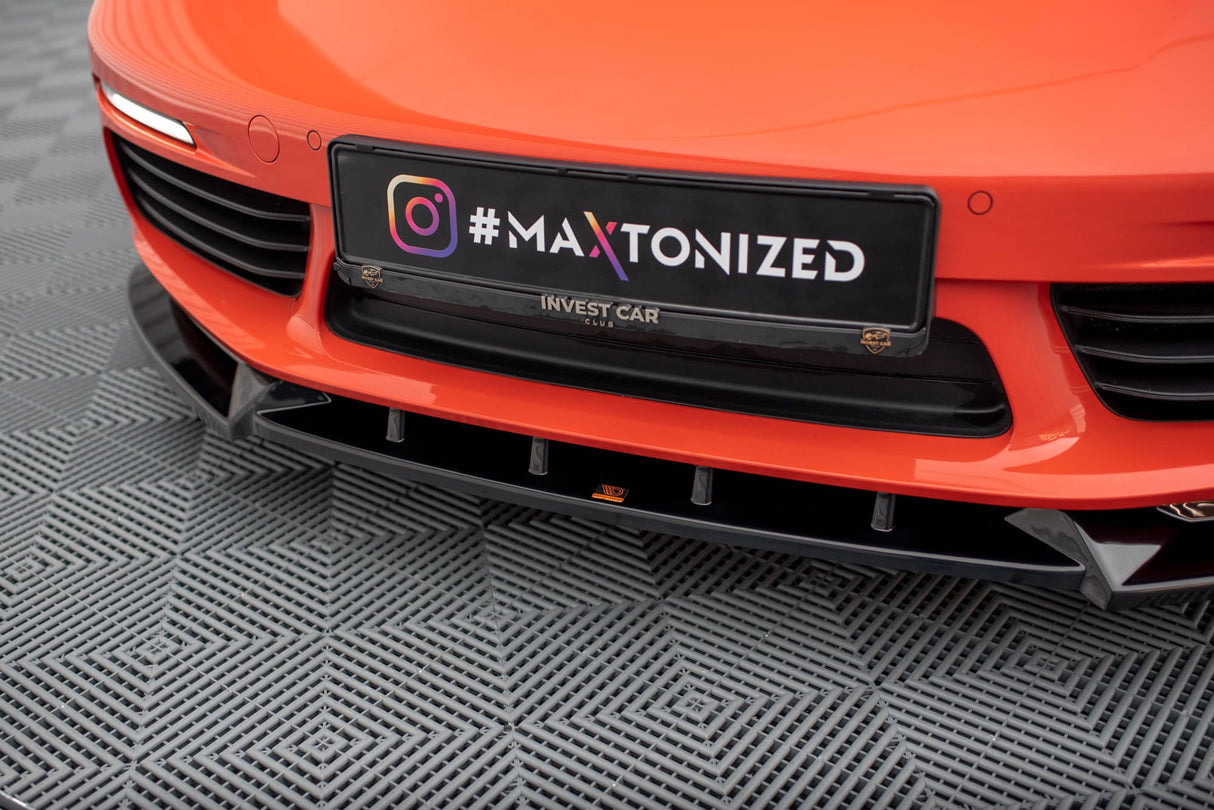 Maxton Design Front Splitter V.1 Porsche 718 Cayman 982C
