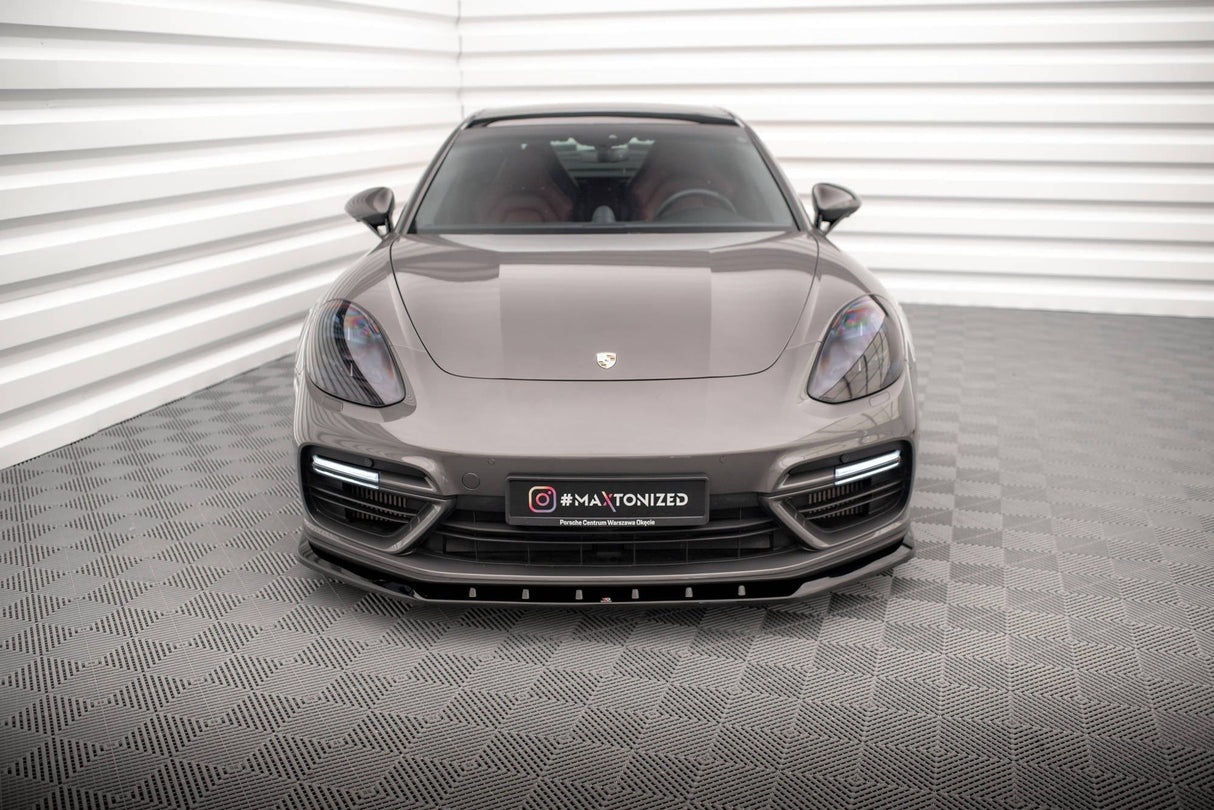 Maxton Design Front Splitter V.1 Porsche Panamera Turbo S E-Hybrid 971