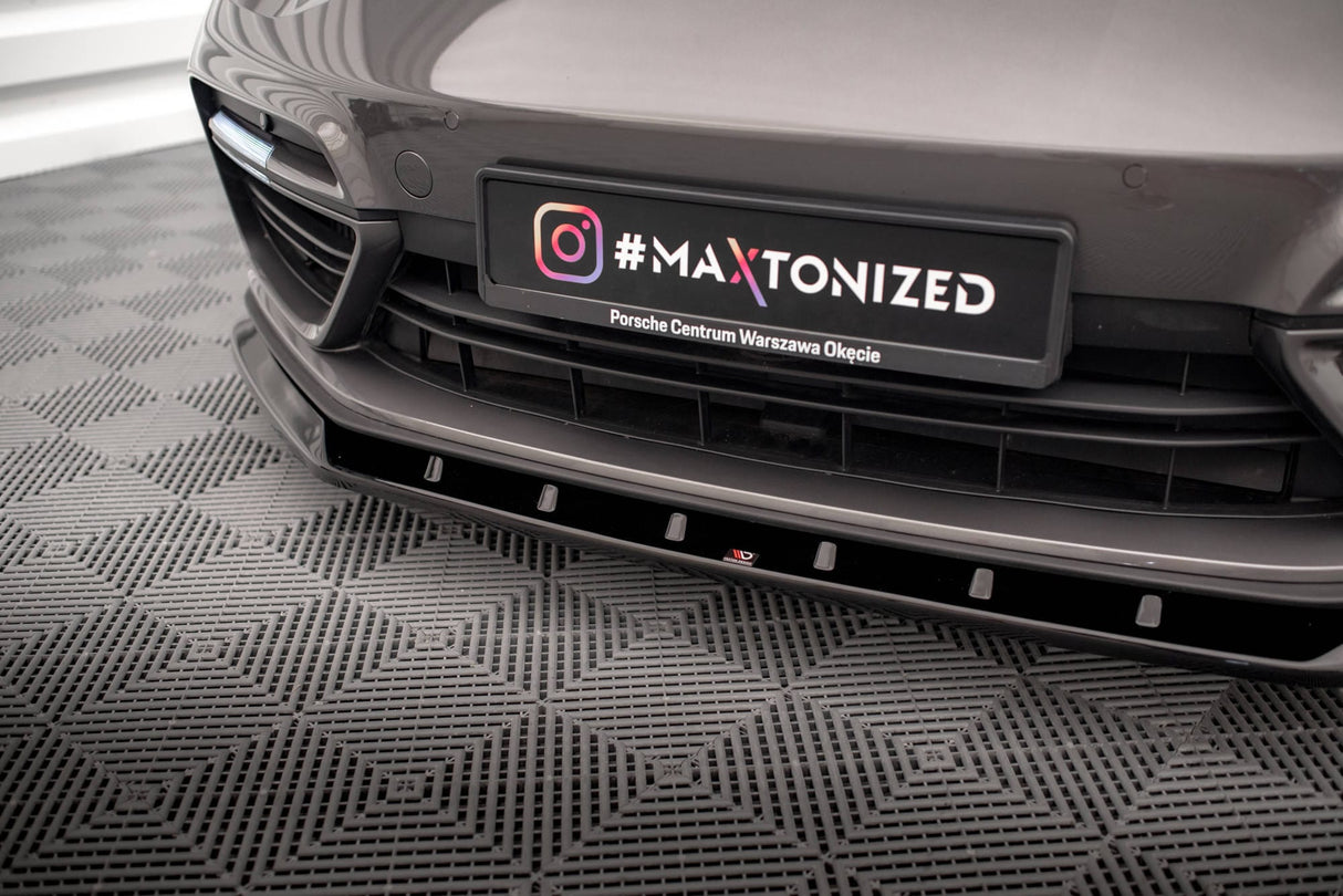 Maxton Design Front Splitter V.1 Porsche Panamera Turbo S E-Hybrid 971