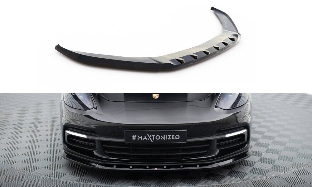 Maxton Design Front Splitter V.1 Porsche Panamera E-Hybrid 971