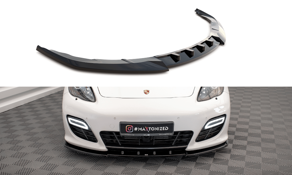 Maxton Design Front Splitter V.1 Porsche Panamera Turbo 970