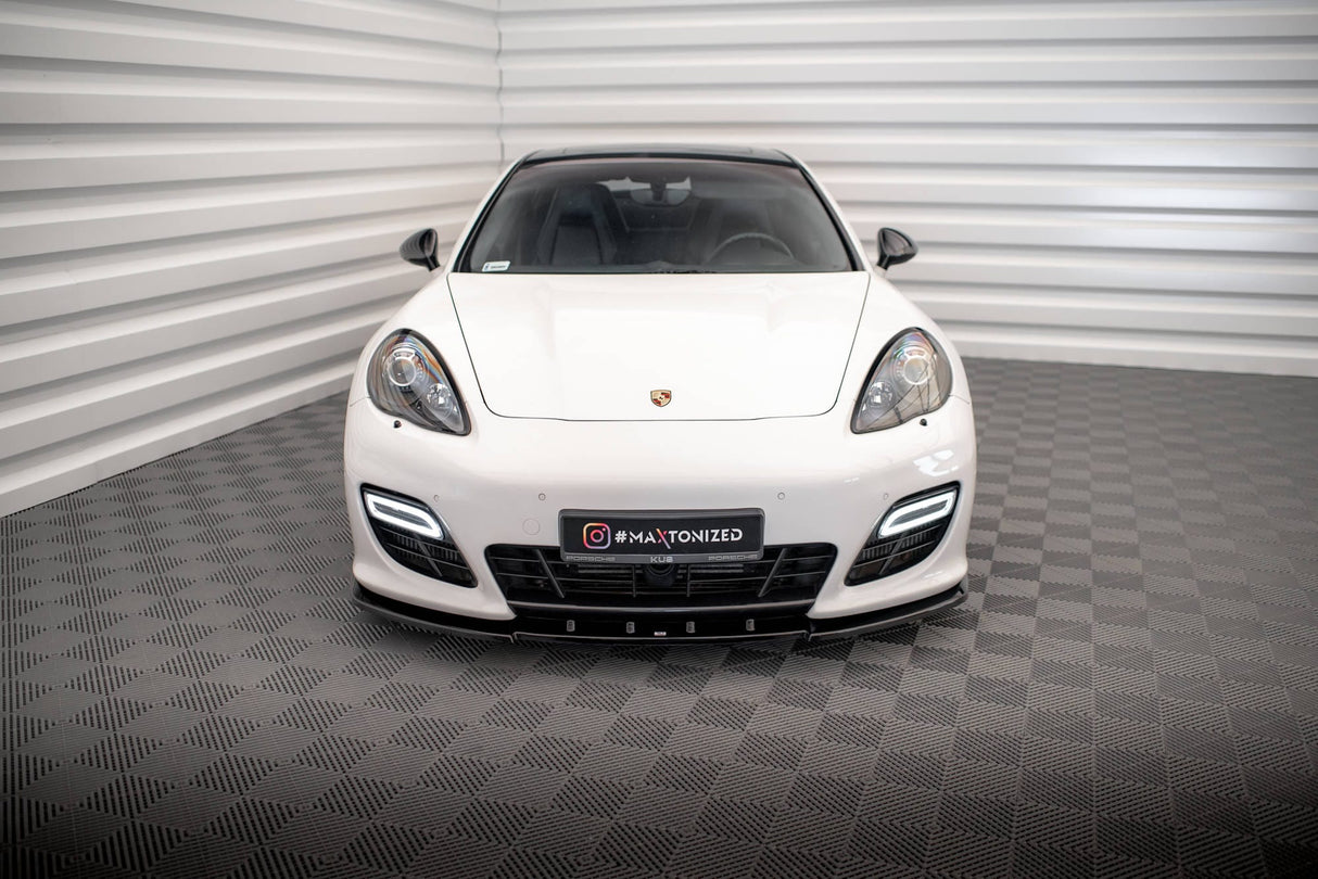 Maxton Design Front Splitter V.1 Porsche Panamera Turbo 970