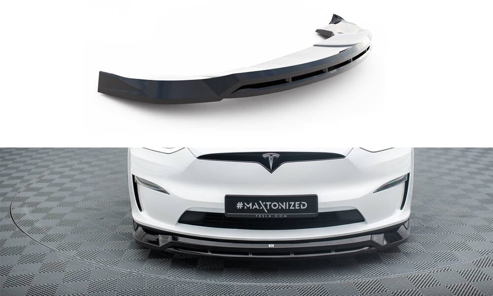 Maxton Design Front Splitter V.1 Tesla Model X MK1 Facelift